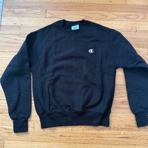 Black Champion Crewneck